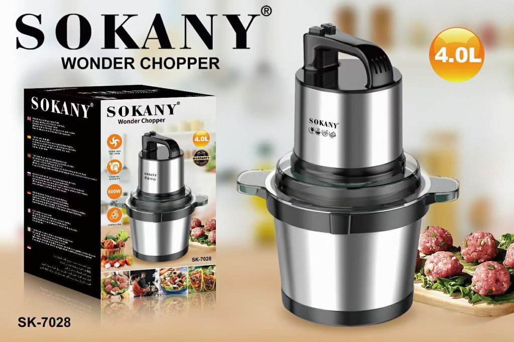 ម៉ាស៊ីនកិនសាច់ SOKANY SK-7028 4.0L