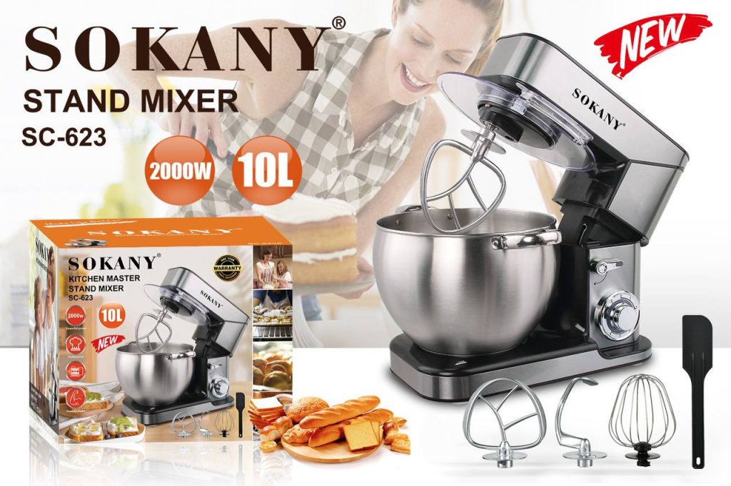 ម៉ាស៊ីនកូរម្ស៉ៅមានផើង 10L SOKANY