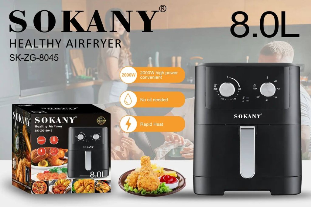 ម៉ាស៊ីនបំពងស្ងួត 8.5L SOKANY